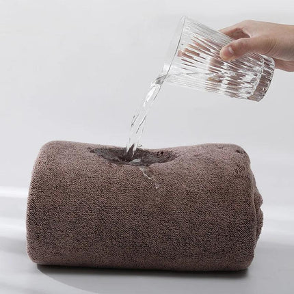 Serviette de bain douce avec bandes pour adultes pour douche ou sauna