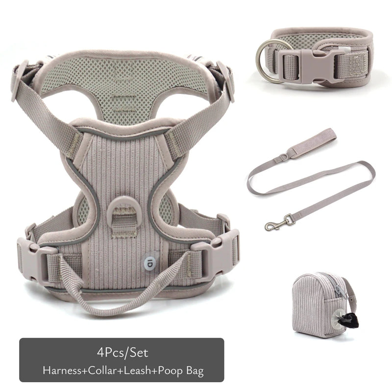 Conjunto de pana de diseño para perrosArnesesAnimals & Pet Supplies > Pet Supplies > Pet Collars & Harnesses > Harnesses