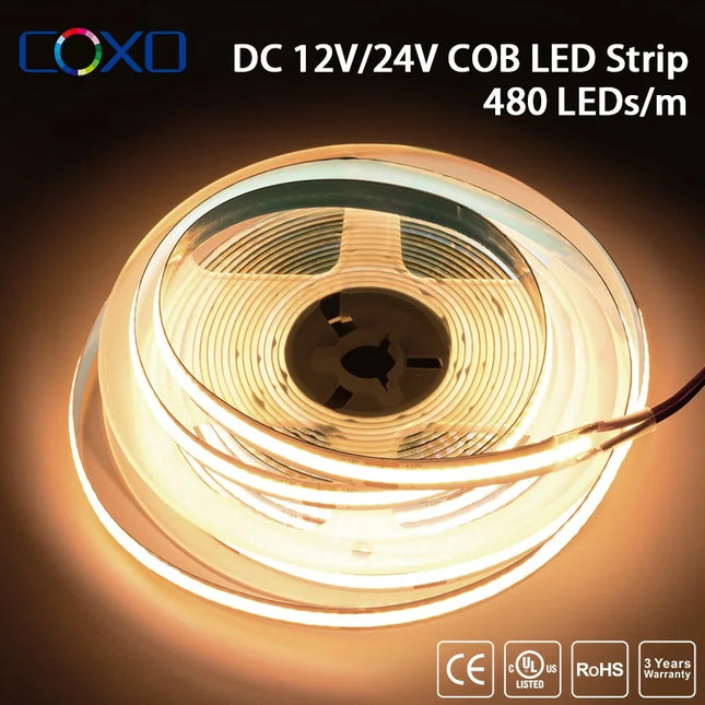 High intensity LED light strip