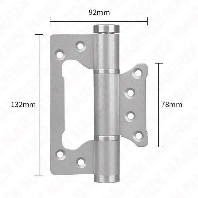 Charnière de porte à fermeture douce, positionnement à 90 °, fermeture hydraulique automatique