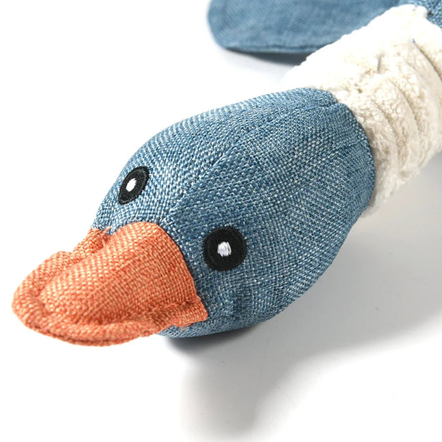 Duck Squeaky Pet Plush Toy