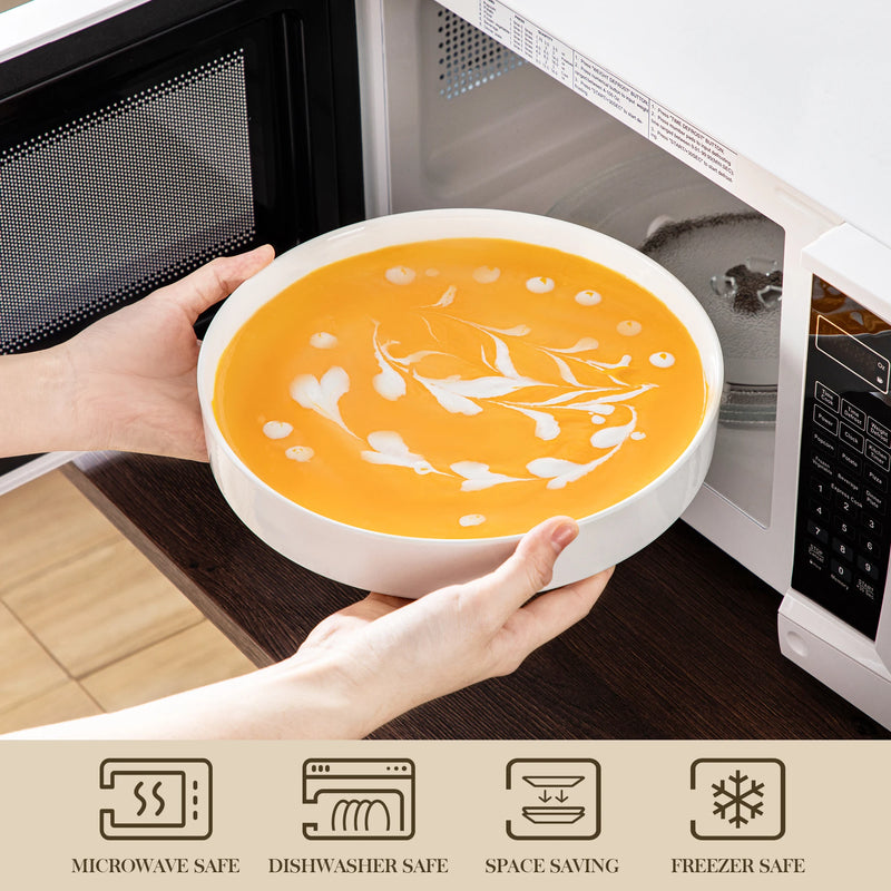 Juego de vajilla de porcelana blanca o con borde negroVajillas completasHome & Garden > Kitchen & Dining > Tableware > Dinnerware > Dinnerware Sets