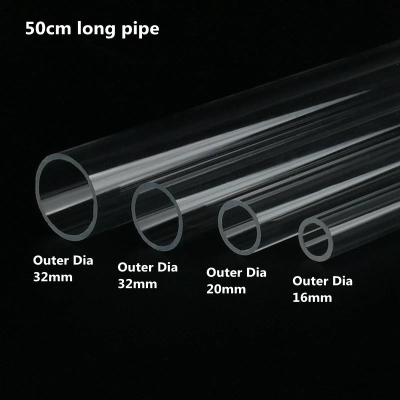 Tubos y conexiones transparentes para acuarios y jardines 16-50mmTubos y conexionesAnimals & Pet Supplies > Pet Supplies > Fish & Aquatic Supplies