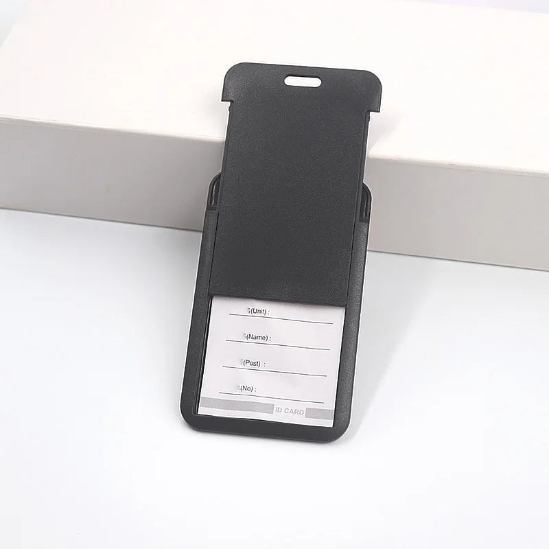 Porta credenciales rígido con clip retráctil | Protector de tarjetas de identificación y accesoFundas PortátilesApparel & Accessories > Handbags, Wallets & Cases > Badge & Pass Holders