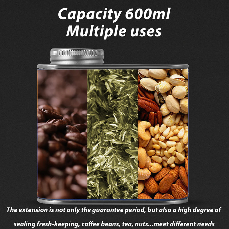 Recipiente hermético de 600 ml con válvula metálica y bolsa de filtroRecipientesHome & Garden > Kitchen & Dining > Food Storage > Food Storage Containers