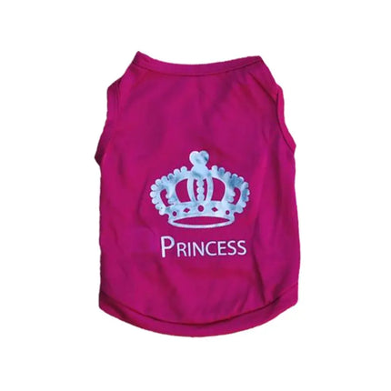 Camiseta ¨Princess¨de verano para mascotas