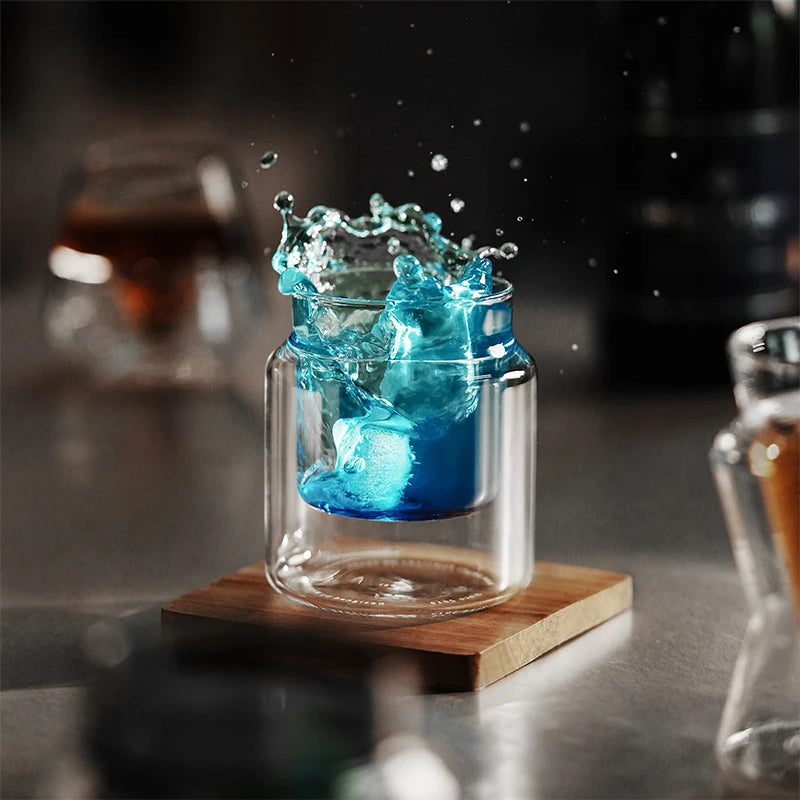 Vaso de cristal doble pared para caféVasosHome & Garden > Kitchen & Dining > Tableware > Drinkware > Tumblers