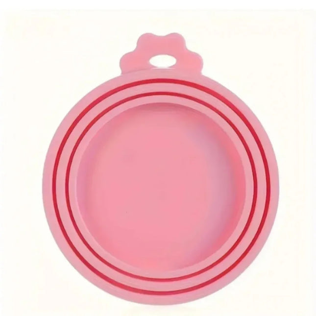 Reusable silicone lid for pet food cans, BPA free