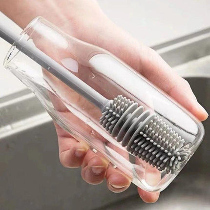 Brosse en silicone pour nettoyer les biberons et biberons