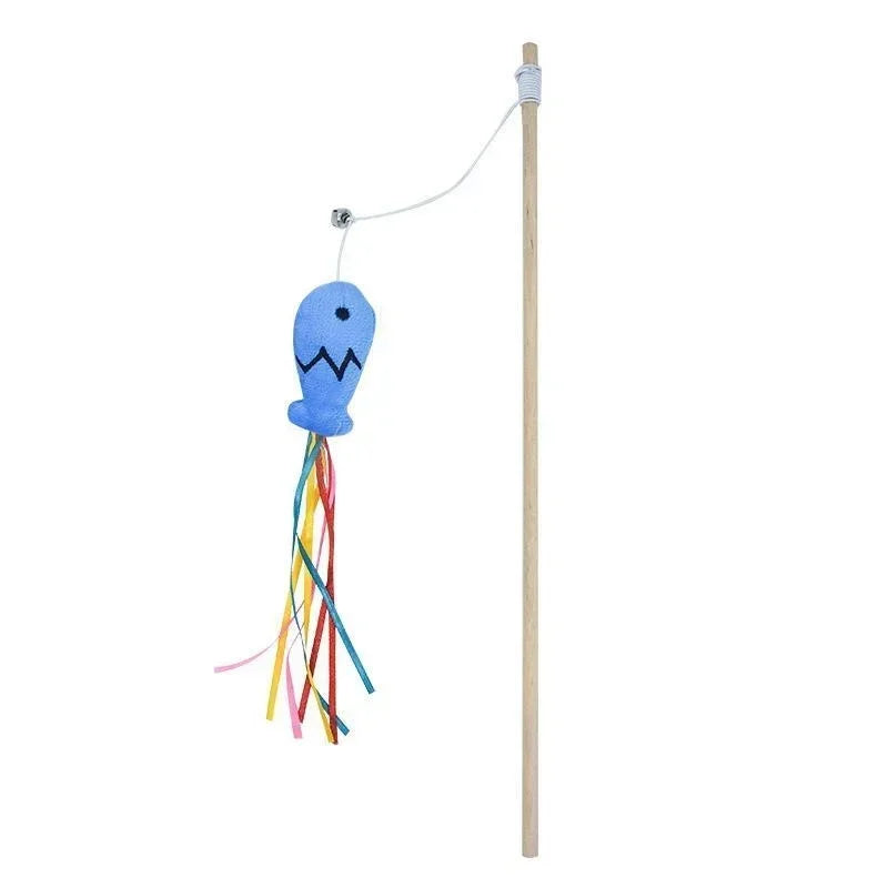 Varita con cuerda elástica con cascabelJuguetesAnimals & Pet Supplies > Pet Supplies > Cat Supplies > Cat Toys > Wands