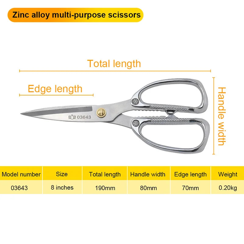 Tijeras multifuncionales de acero inoxidableTijerasArts & Entertainment > Hobbies & Creative Arts > Arts & Crafts > Art & Crafting Tools > Craft Cutting & Embossing Tools > Craft & Office Scissors > Metal Scissors