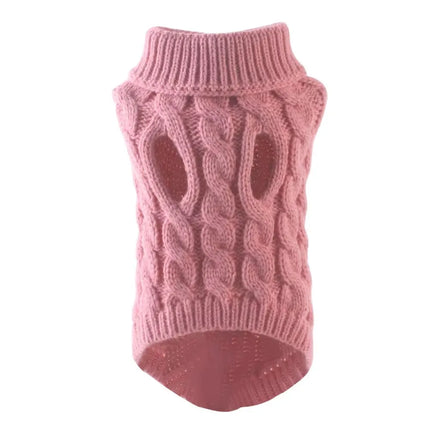 Knitted sweater for dogs