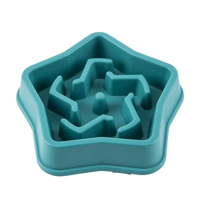 Anti-gluttony star-shaped bowl