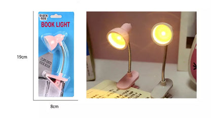 Mini luz LED para lectura con sujeción de pinza