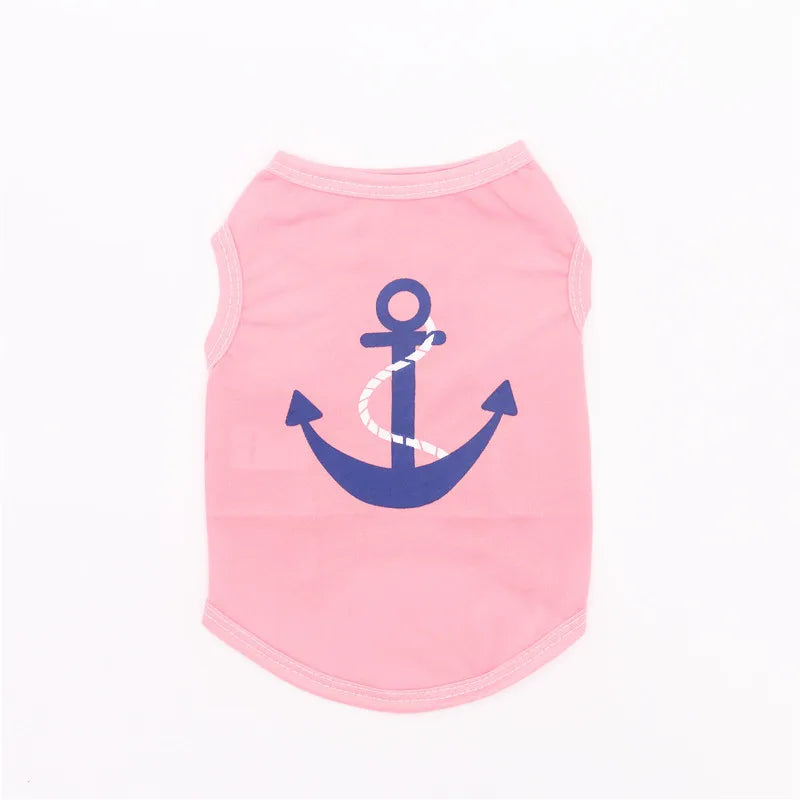 Camiseta con estampado marinero de verano para mascotasRopaAnimals & Pet Supplies > Pet Supplies > Pet Apparel > Pet Shirts