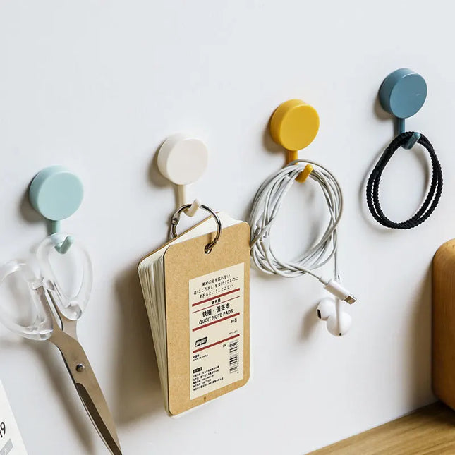 Colorful Self Adhesive Wall Hooks