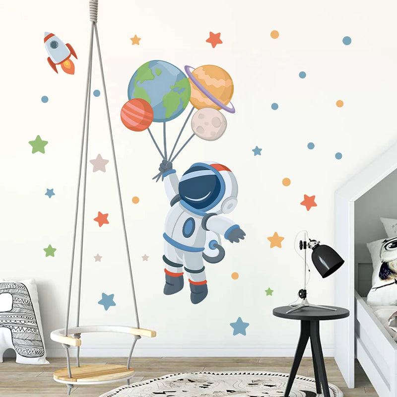 Pegatinas de pared con diseño de astronautaAdhesivos