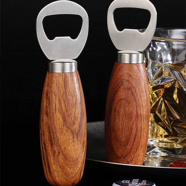 Wooden Handle Bottle Opener