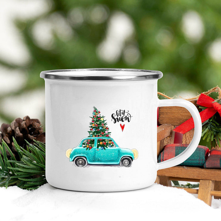 Mugs with Christmas prints