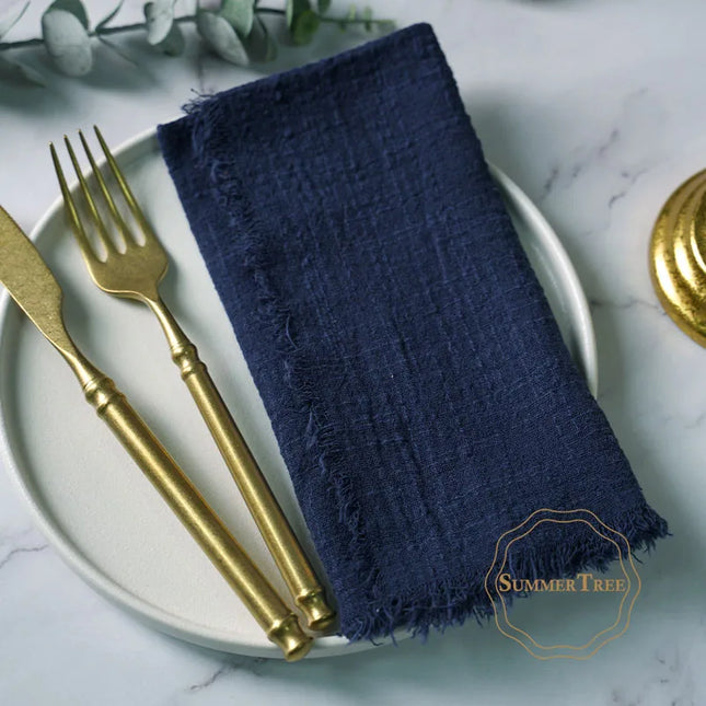 Rustic cloth napkins