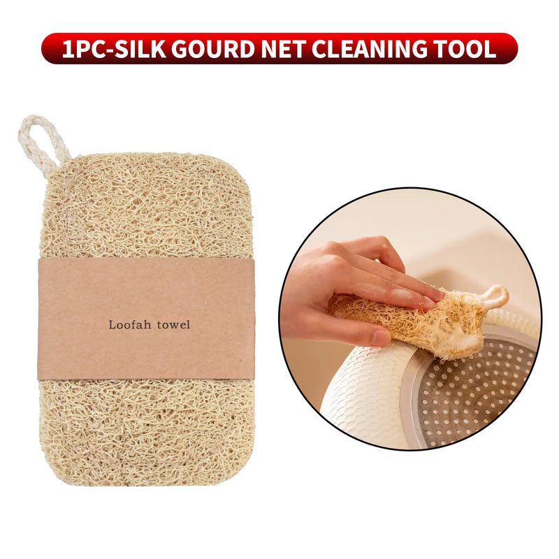 Esponja de luffa natural biodegradable | Doble capa para limpieza de cocina | Pack 1/5/10 unidadesEsponjasHome & Garden > Household Supplies > Household Cleaning Supplies > Sponges & Scouring Pads