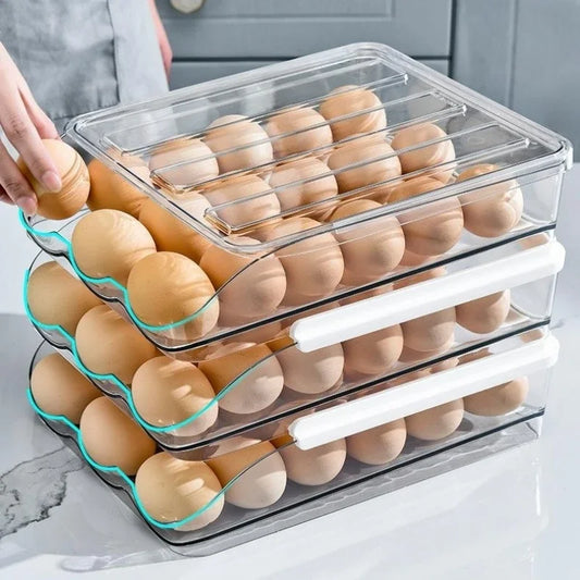 Caja de huevos extraíble multicapa