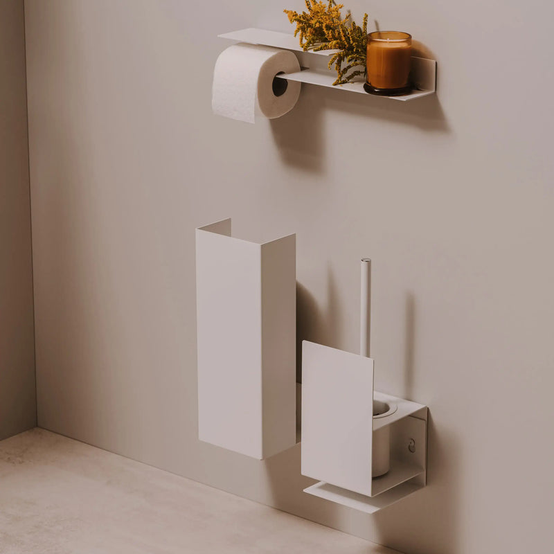 Portarrollos Berno – accesorios baño moderno con estante