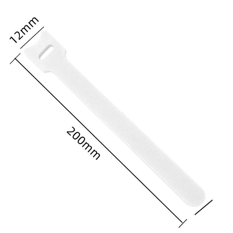 Bridas reutilizables de velcro tipo T - 50 unidadesBridasElectronics > Electronics Accessories > Cable Management > Wire & Cable Ties