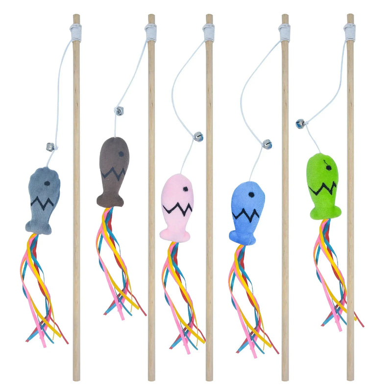 Varita con cuerda elástica con cascabelJuguetesAnimals & Pet Supplies > Pet Supplies > Cat Supplies > Cat Toys > Wands
