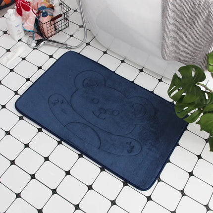 Alfombrilla de baño con estampado de osos