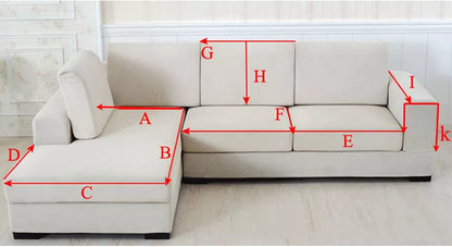 Cubiertas individuales para sofá de polipiel en colores neutros