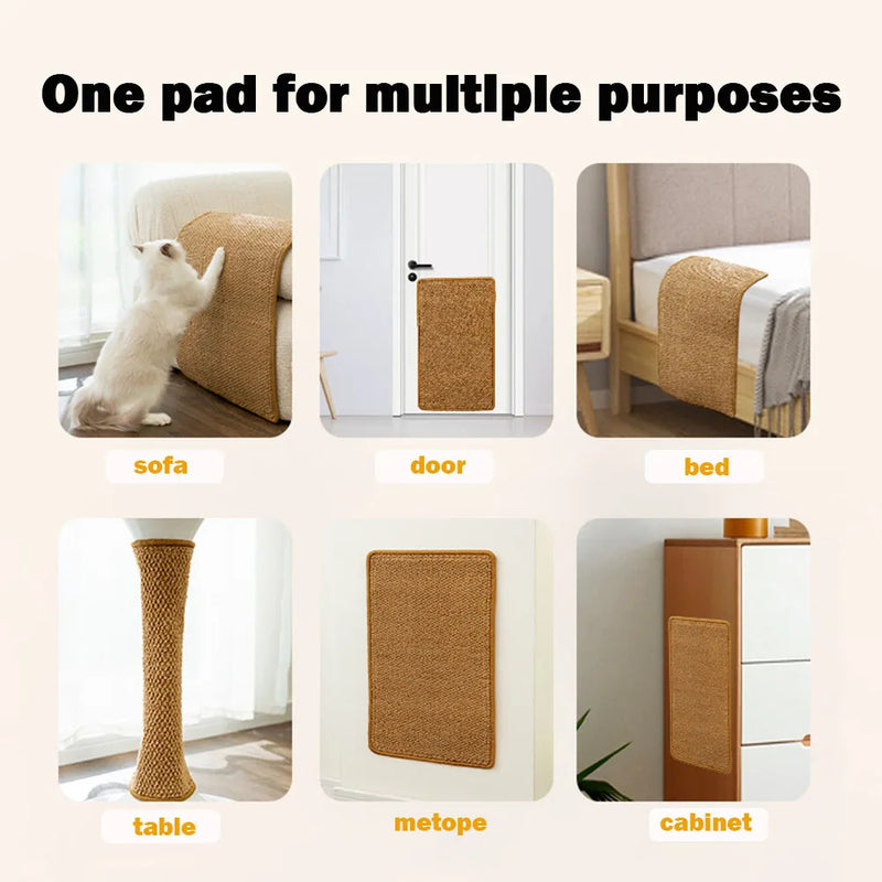 Alfombra rascadora de sisal para gatos | Antideslizante y protectora para mueblesRascadoresAnimals & Pet Supplies > Pet Supplies > Cat Supplies > Cat Furniture > Cat Scratchers & Scratching Posts