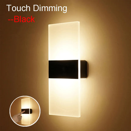 Aplique de pared LED con carga USB