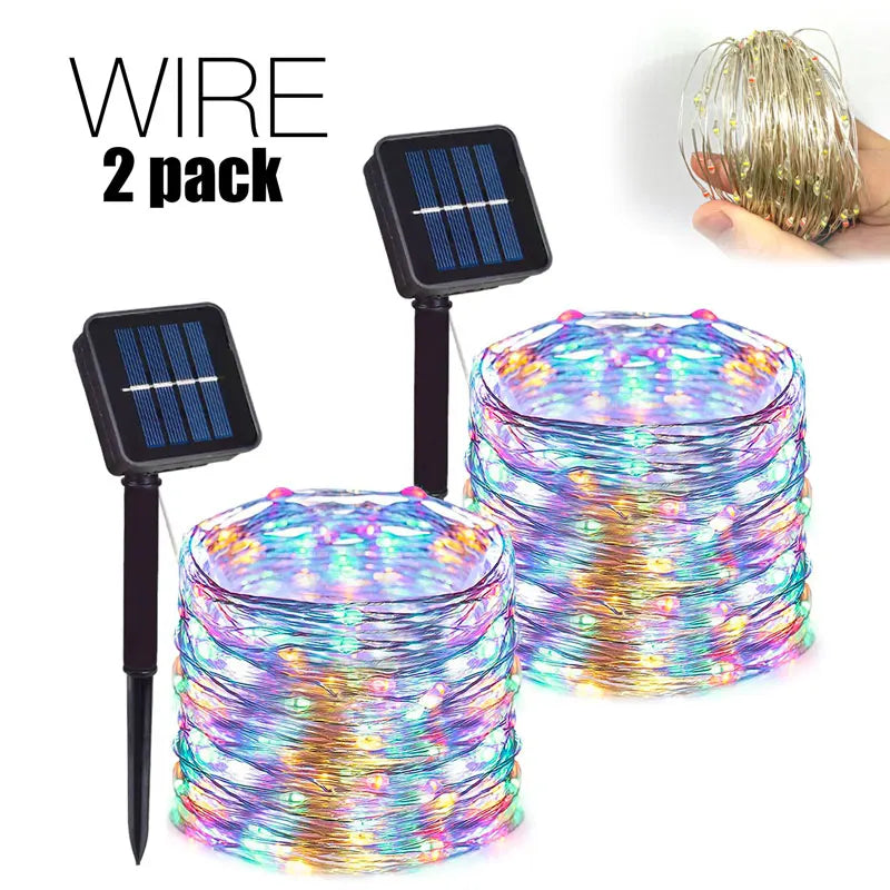 Tiras de luces LED solares para decoración al aire libreTiras LEDHome & Garden > Lighting > Light Ropes & Strings