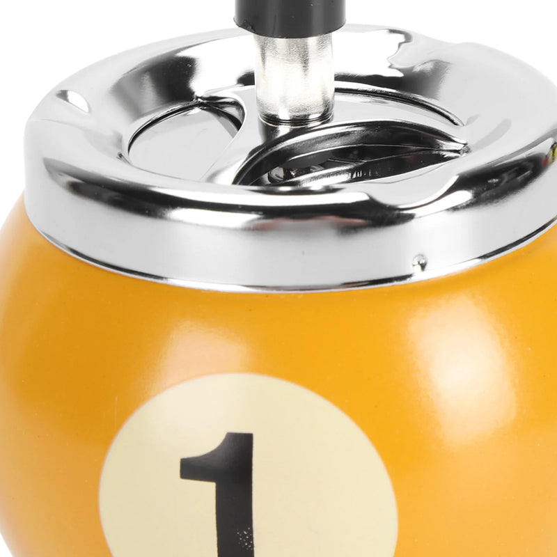 Cenicero de bola de billar con tapaCeniceros