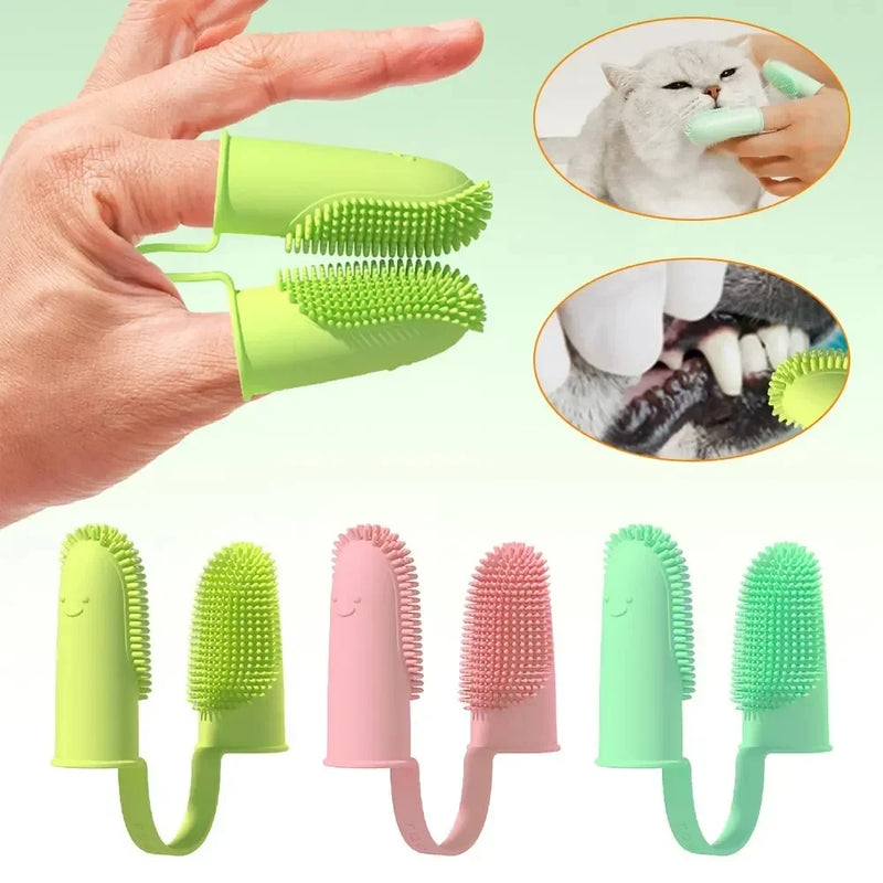 Cepillo de dientes de dedal para mascotasHigieneAnimals & Pet Supplies > Pet Supplies > Pet Oral Care Supplies > Toothbrushes