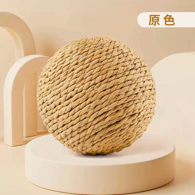 Interactive cat ball for large cats to bite and scratch