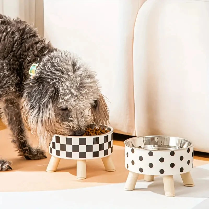 Comedero elevado con dos diseñosComederosAnimals & Pet Supplies > Pet Supplies > Pet Bowls, Feeders & Waterers > Elevated Bowls