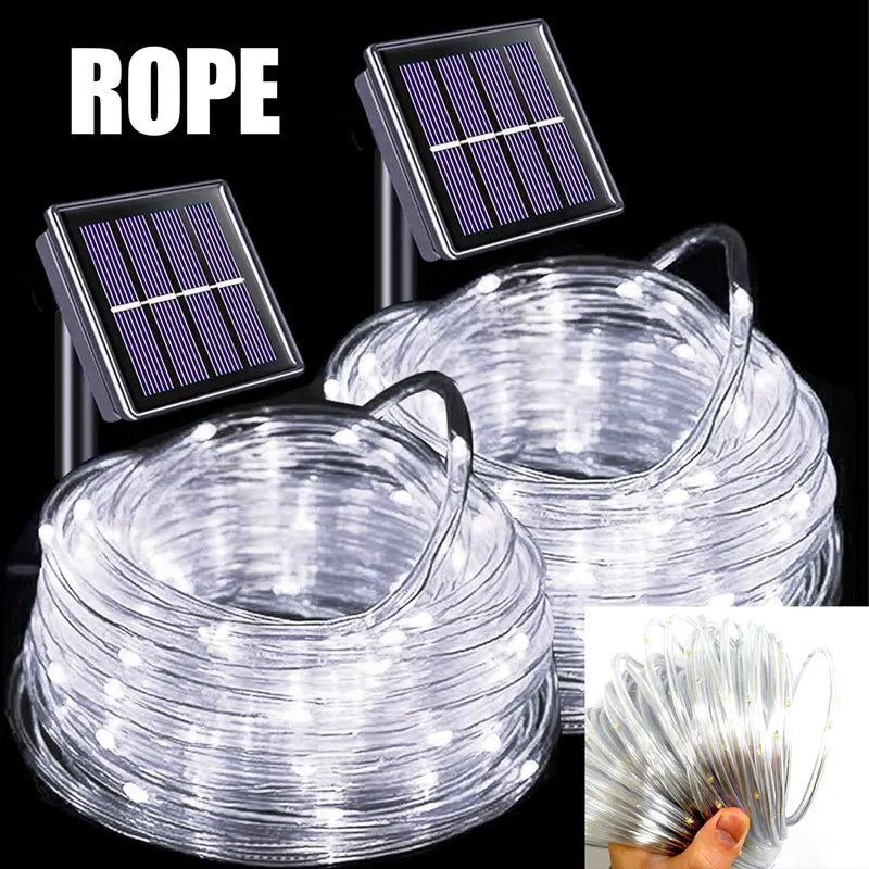 Tiras de luces LED solares para decoración al aire libreTiras LEDHome & Garden > Lighting > Light Ropes & Strings