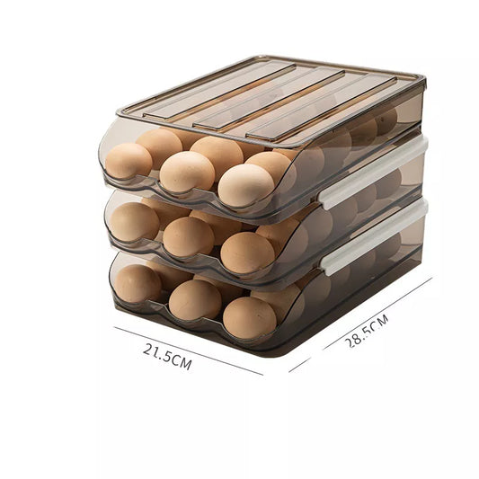 Caja de huevos extraíble multicapa