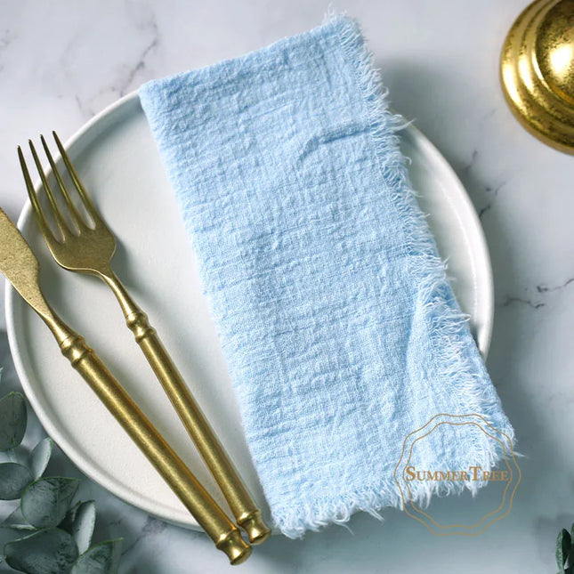 Rustic cloth napkins