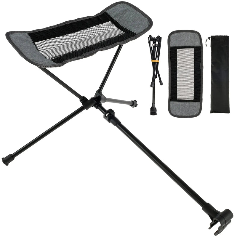 Reposapiés plegable acoplable para silla de camping | Aluminio, 40–70 cm, 400 gSillas plegablesFurniture > Outdoor Furniture > Outdoor Seating > Outdoor Chairs > Folding Chairs