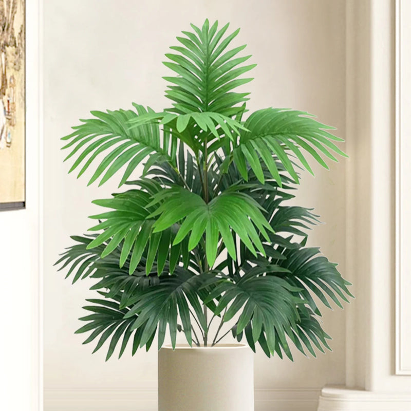 Palmera artificial tropical 70-80 cm con hojas verdes grandes, decoración realista para hogar y oficinaPlantas artificialesHome & Garden > Decor > Artificial Flora > Artificial Non-Flowering Plants