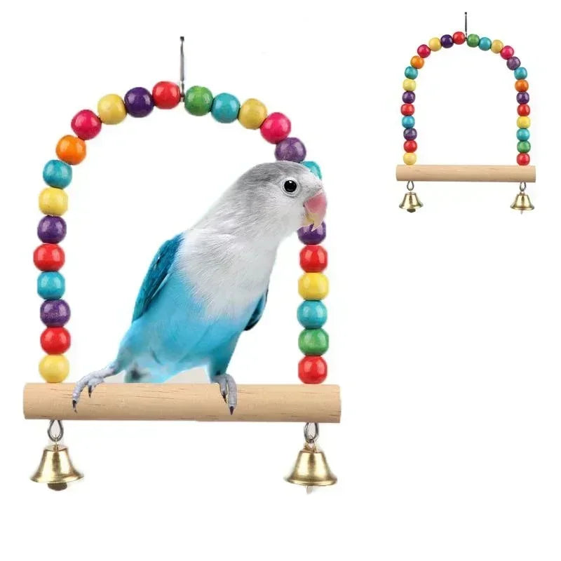 Columpio para pájaros decoradoAccesorios
