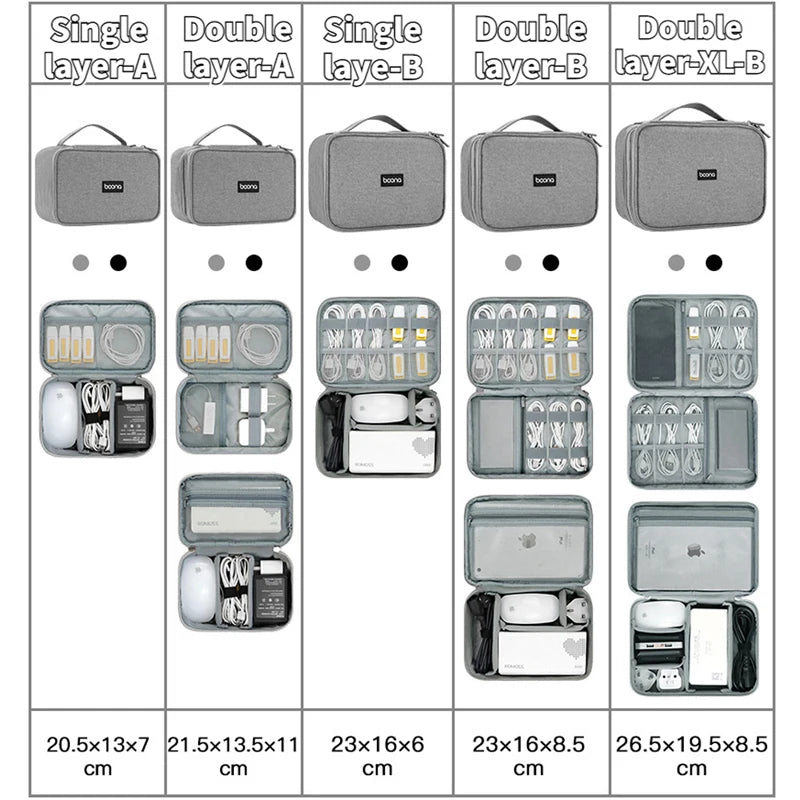 Large capacity cable bag