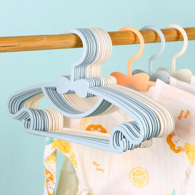 Children's hangers with bow tie design