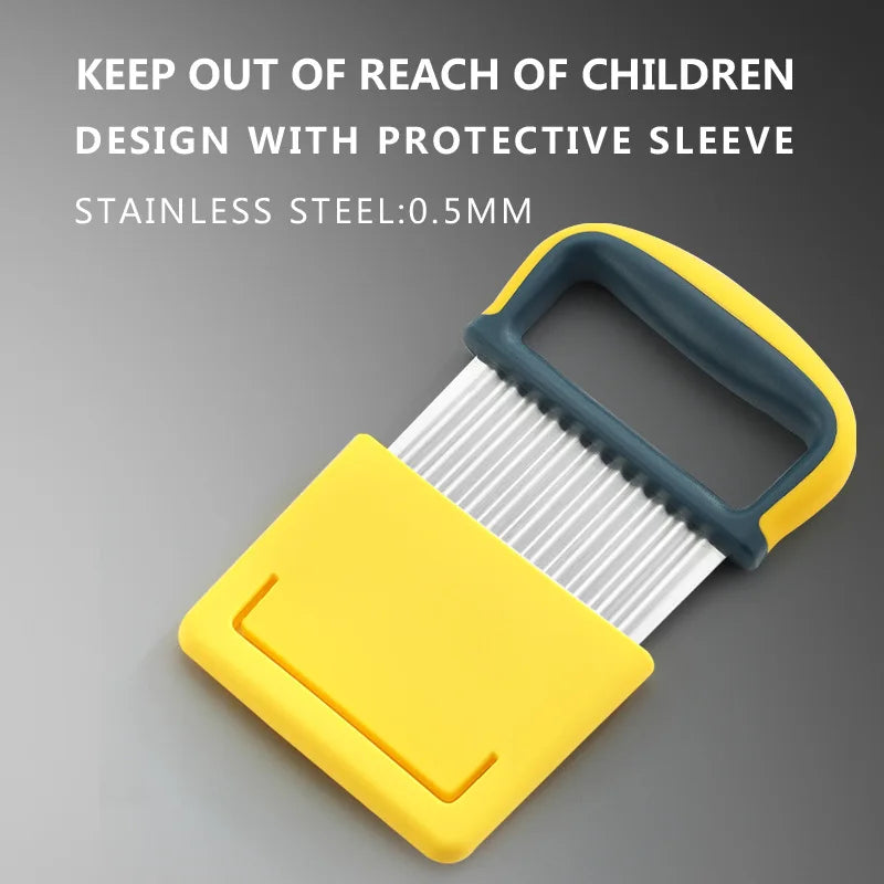 Cortador de patatas y verduras onduladasCortadoresHome & Garden > Kitchen & Dining > Kitchen Tools & Utensils > Kitchen Slicers