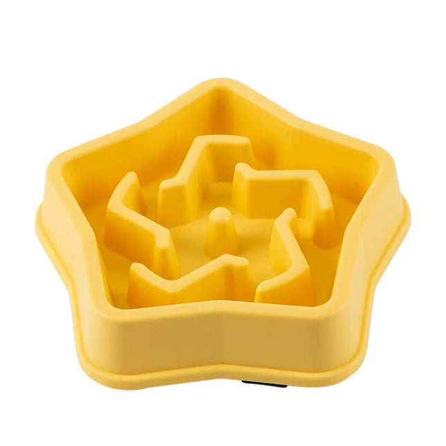 Anti-gluttony star-shaped bowl