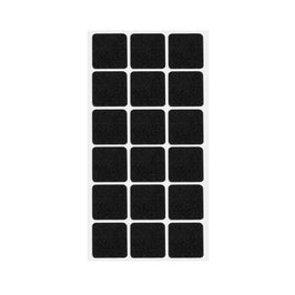 Noir - Carré / 18 unités