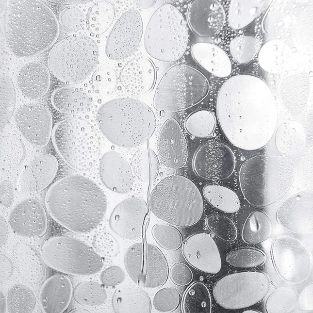 PEVA pebble shower curtain